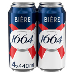 1664 Biere (Kronenbourg).- 4.6% 4PK 440ml