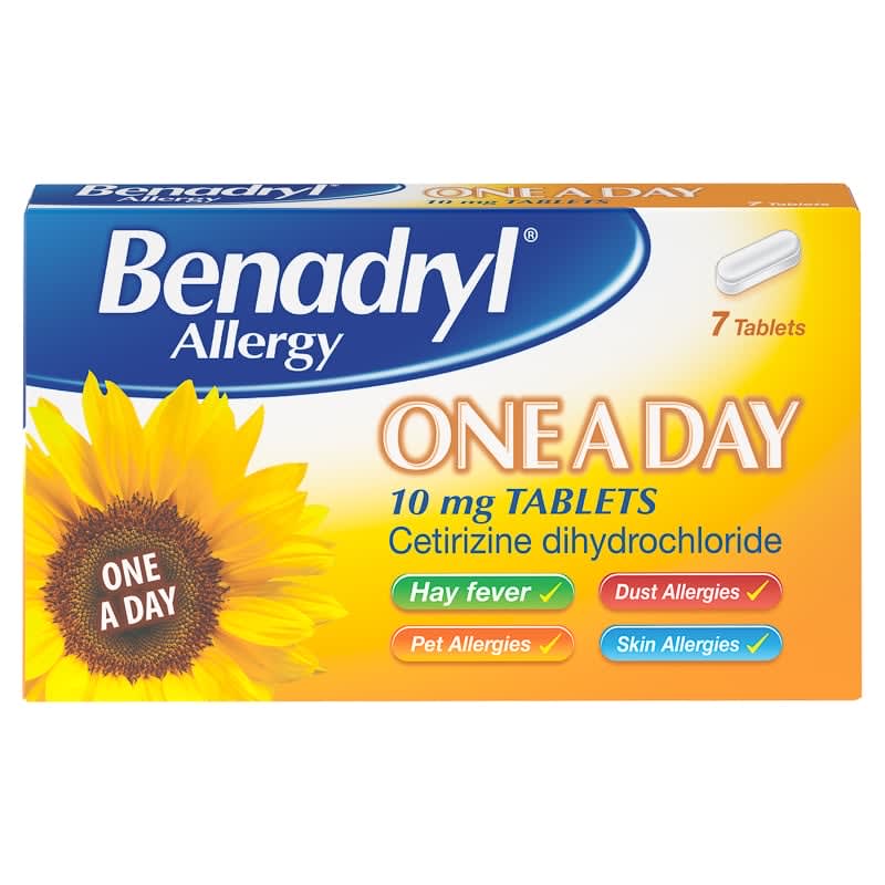 Benadryl One Day Relief  7 Tablets