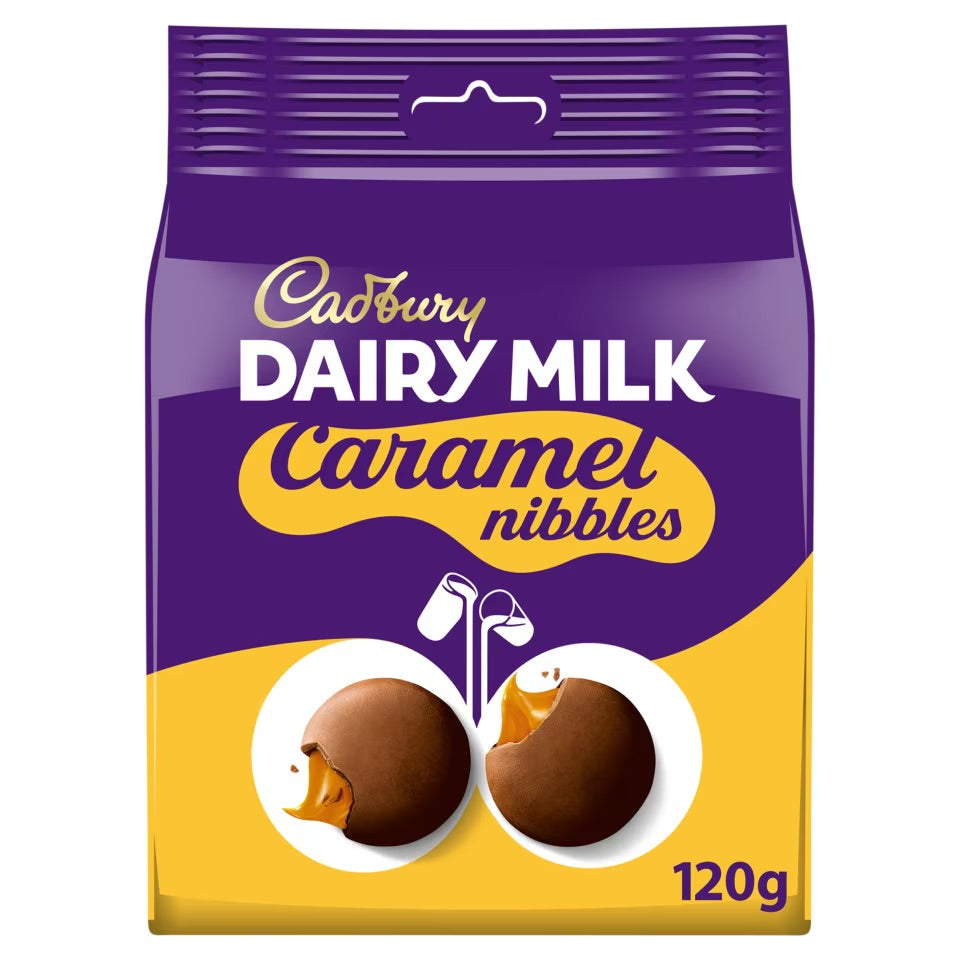 Cadbury Caramal Nibbles Bag 120g