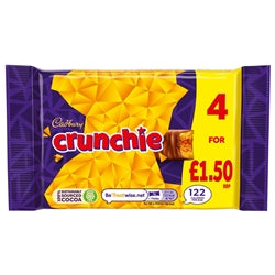 Cadbury Crunchie PM£1.50 4PK