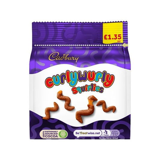 Cadbury Curly Wurly Squirlies PM1.35 85g