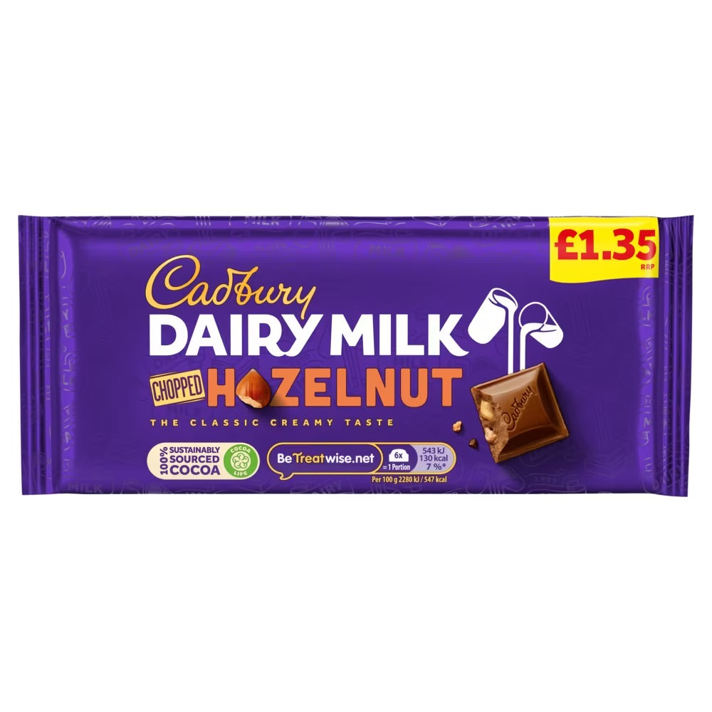 Cadbury Dairy Milk Chopped Nut PM1.35 95g