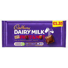 Cadbury Dairy Milk Fruit & Nut PM1.35 95g