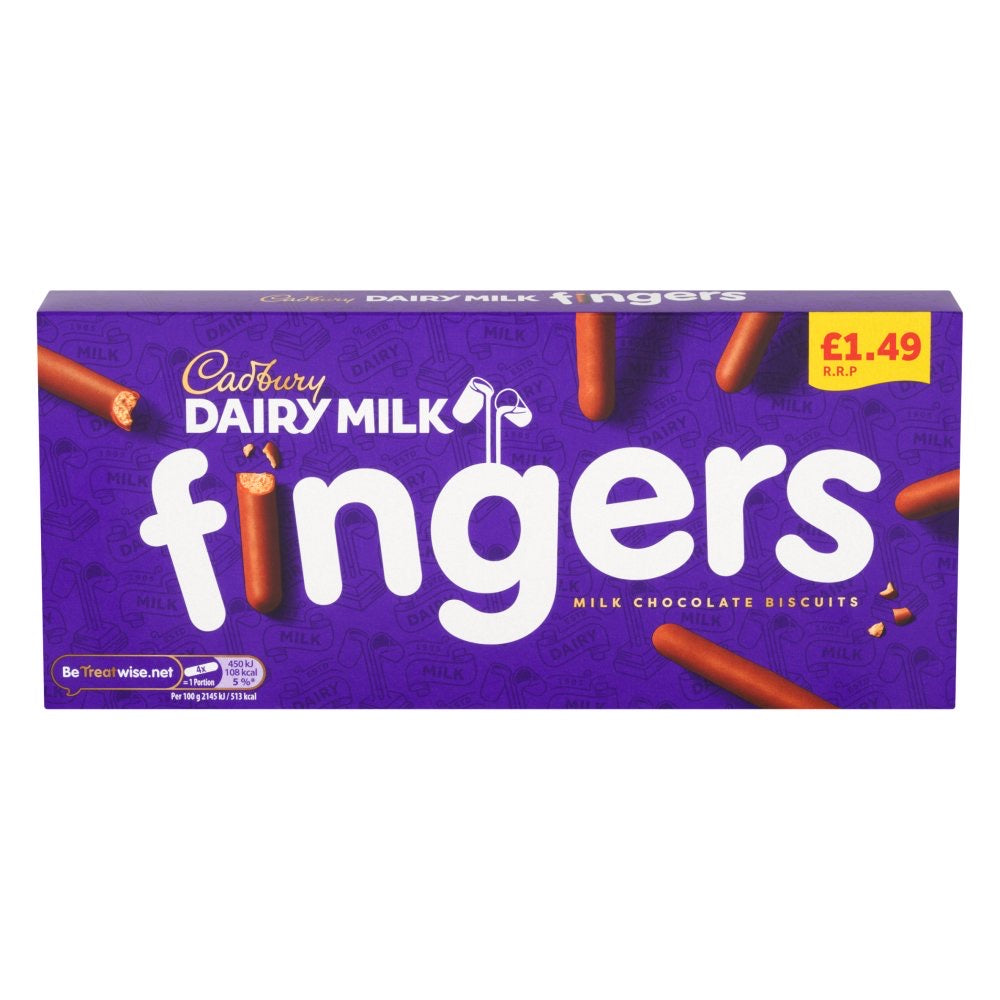 Cadbury Milk Chocolate Fingers PM1.49 114g