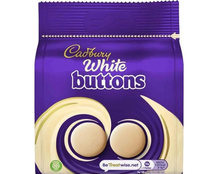 Cadbury White Giant Buttons 110g