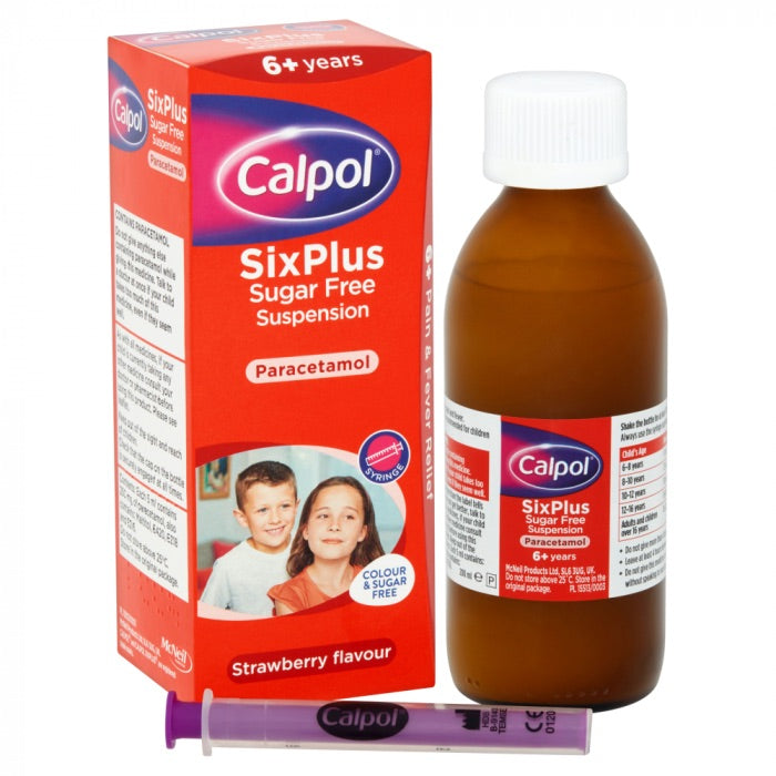 Calpol Six Plus Syringe Suspension 80ml