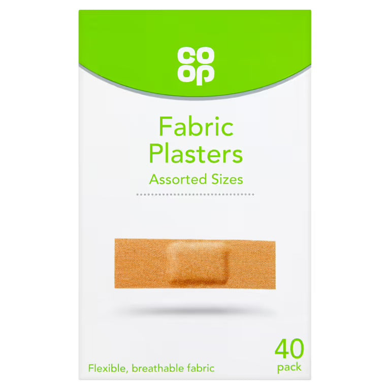 Co-Op Fabric Plasters 40PK