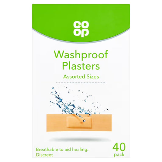 Co-Op Waterproof Plasters 40PK