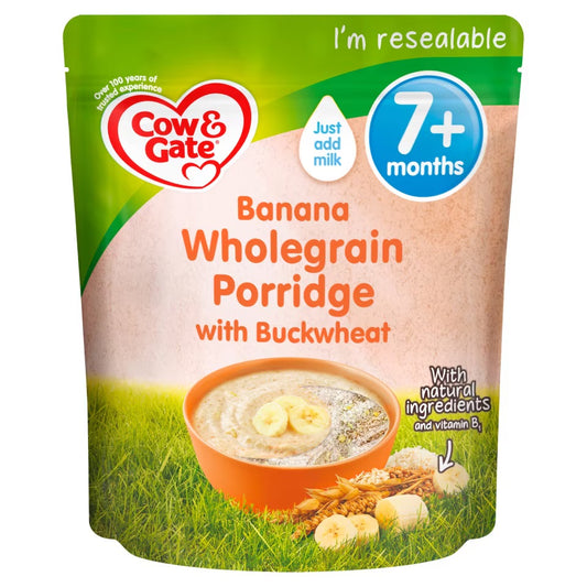 Cow & Gate Banana Wholegrain Porridge 200g