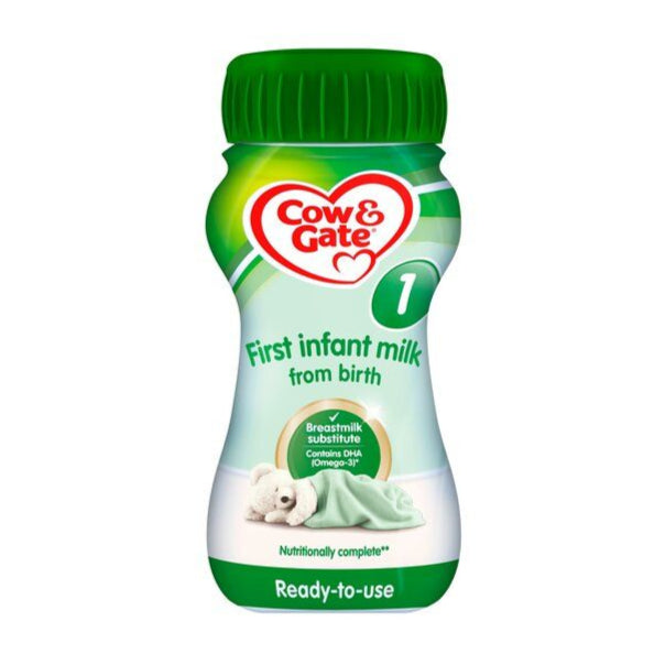 Cow & Gate First Ready To Feed Baby Milk 200ml