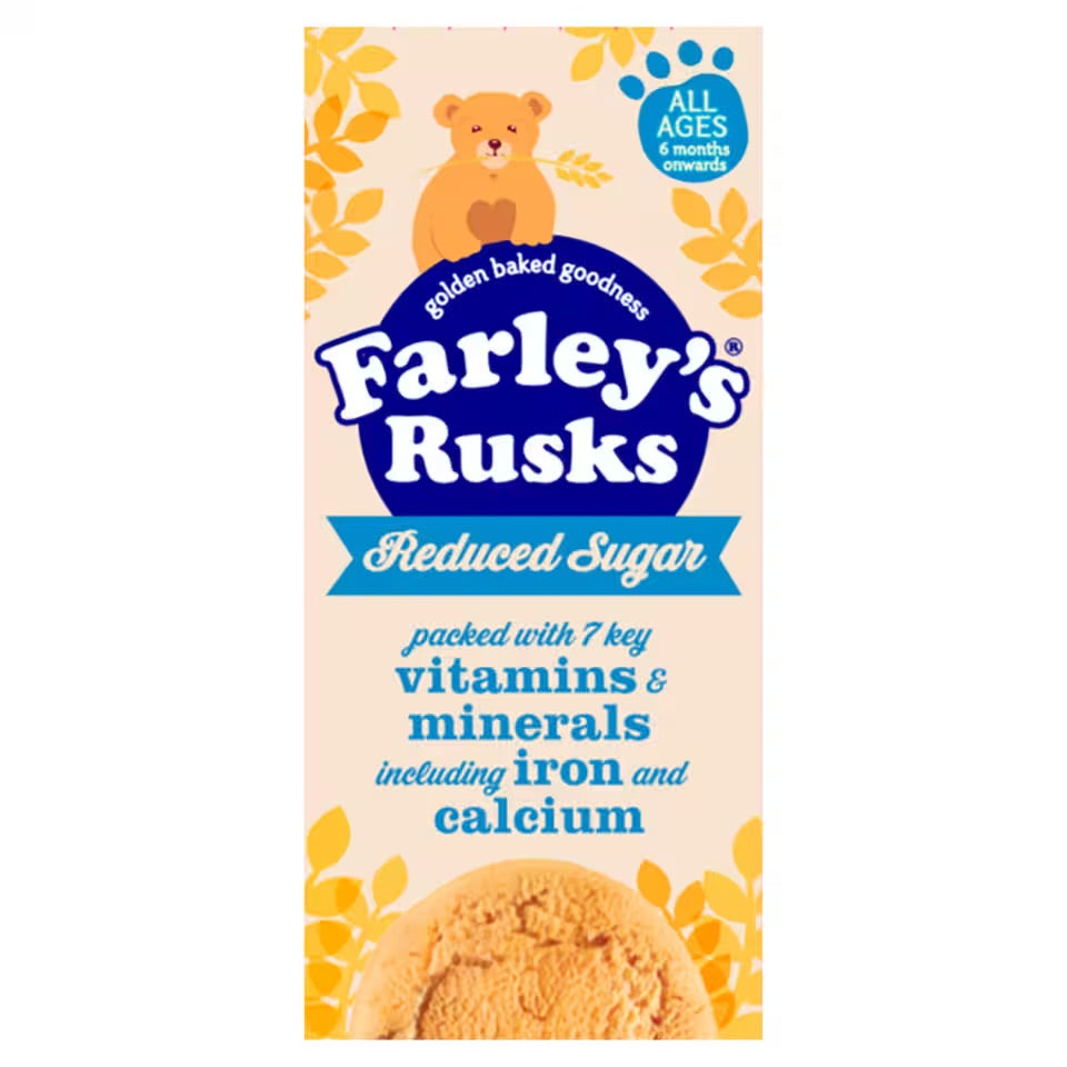 Farleys Rusks Reduced Sugar 9PK