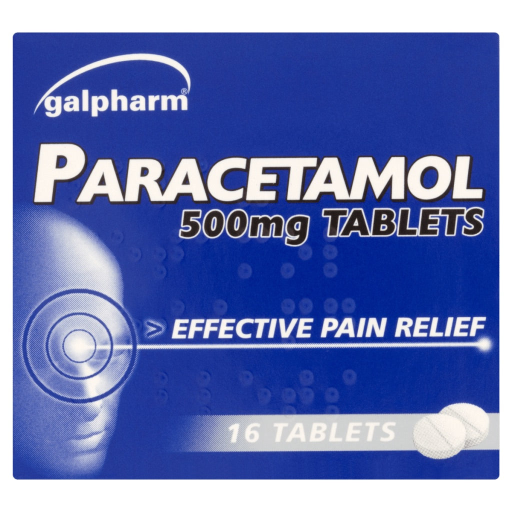 Galpharm Paracetamol 16 Tablets  500mg