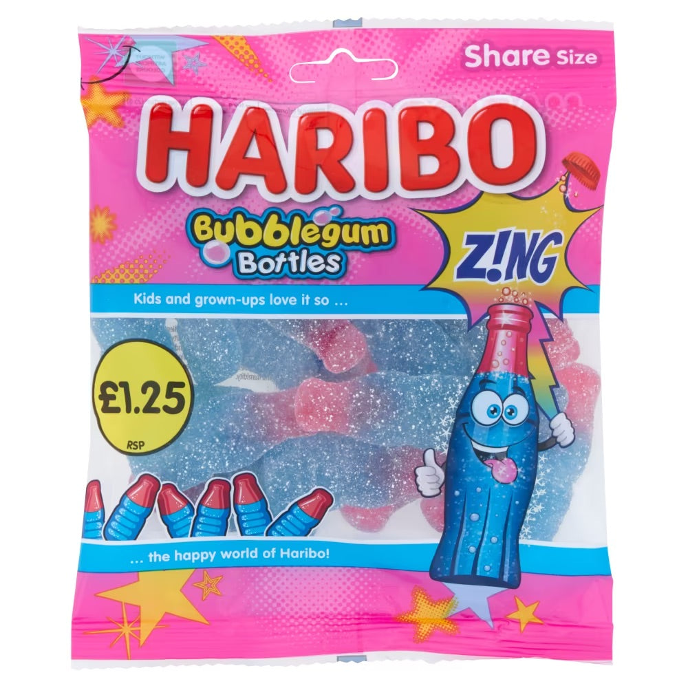 Haribo Bubblegum Bottles PM1.25 160g