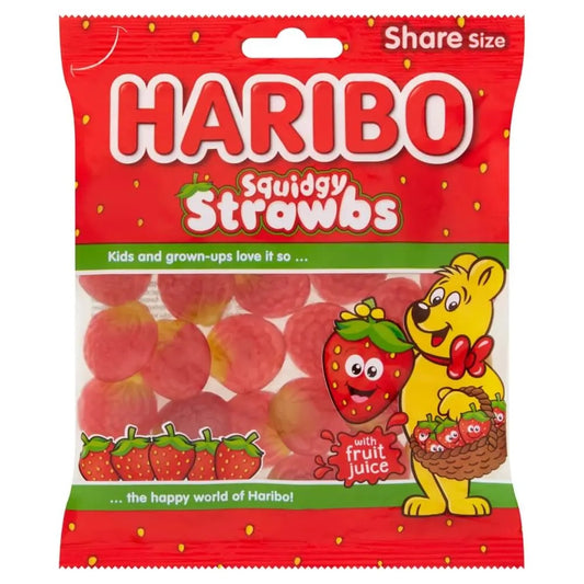 Haribo Squidgy Strawbs STD 160g