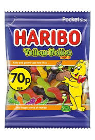 HARIBO YELLOW Bellies PM70p 60g