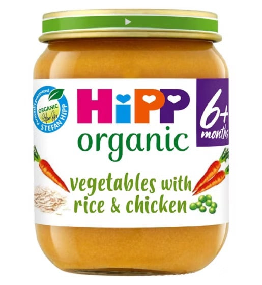 Hipp Organic Vegetable Rice Chicken 4 Months 125g