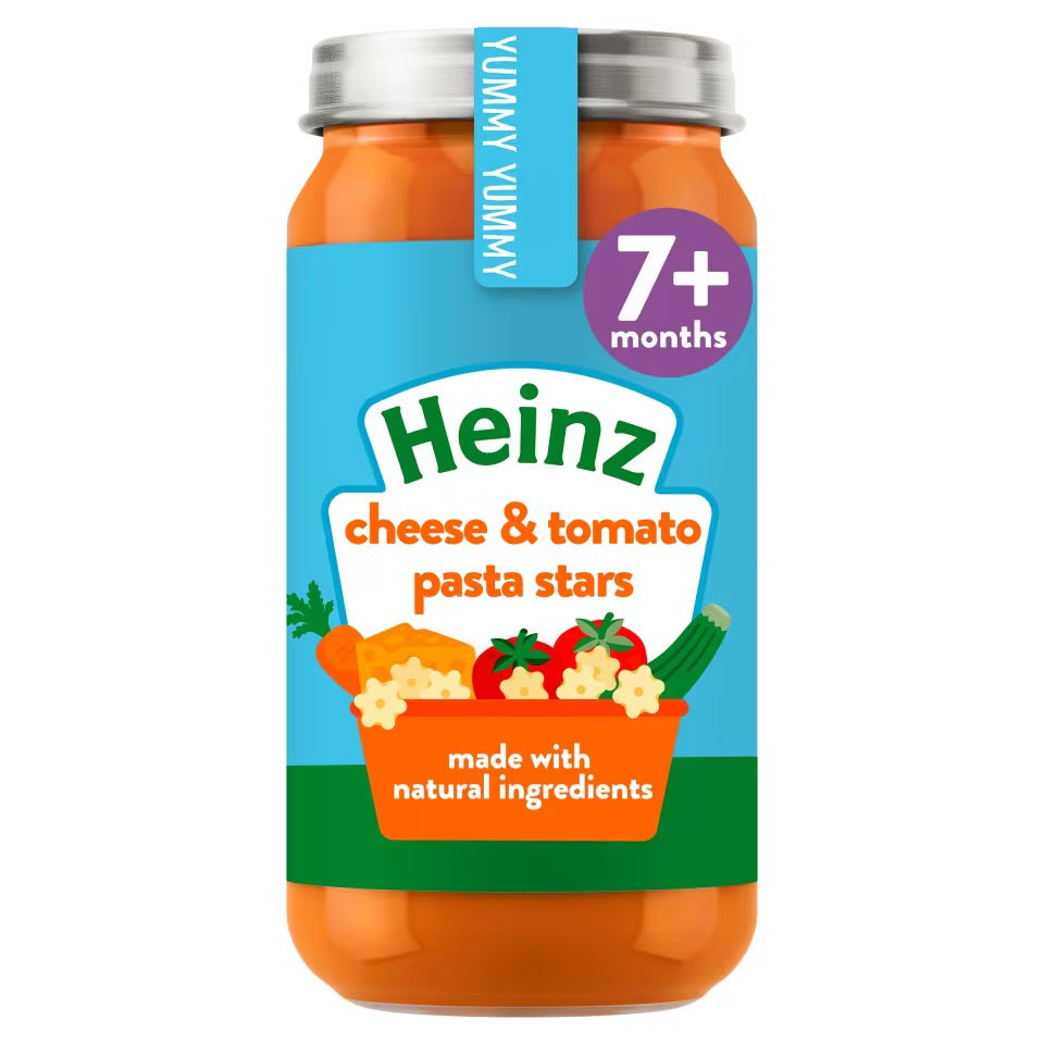 Heinz By Nature Cheese and Tomato Pasta Stars 200g