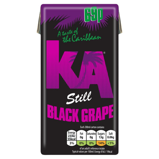 KA Still Black Grape PM69p 288ml