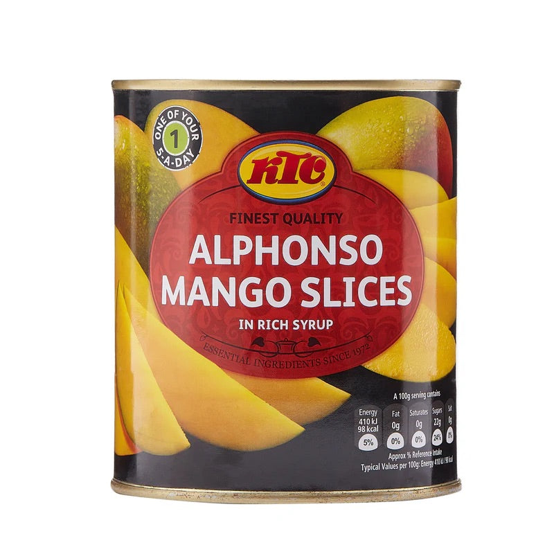 KTC Alphonso Mango Slices In Syrup 850g