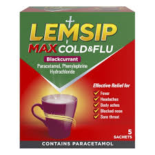 Lemsip Max Blackcurrant 5 Sachets