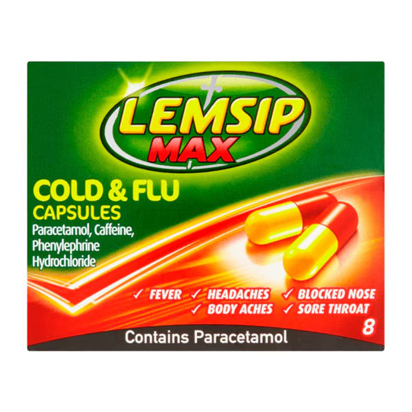 Lemsip Max Strength 8 Capsules