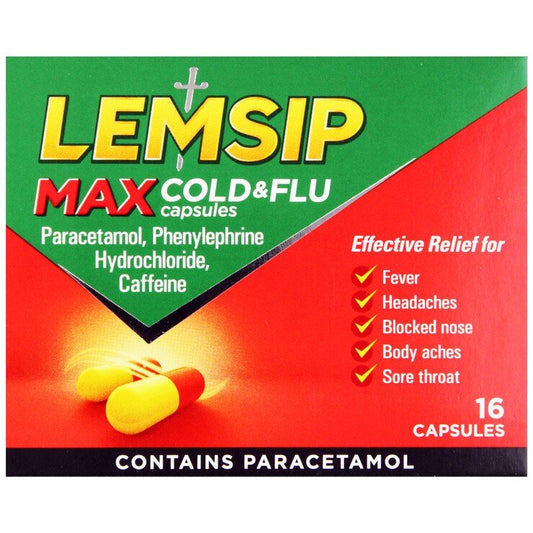 Lemsip Max Strength 16 Capsules