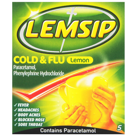 Lemsip Original Lemon Powder 5 Sachets