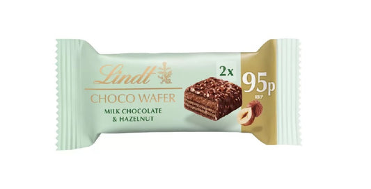 Lindt Wafer Milk Hazelnut PM95p 30g