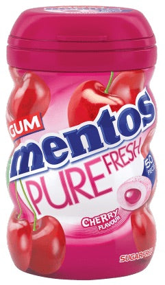 Mentos Gum Bottle Cherry 100g