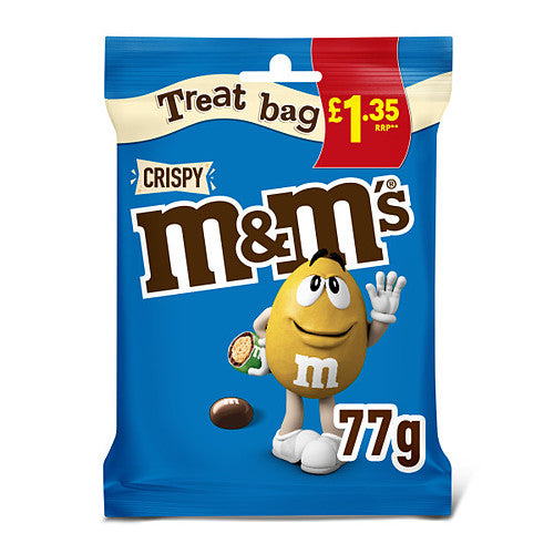 M&Ms Crispy Treat Bag PM£1.35 77g