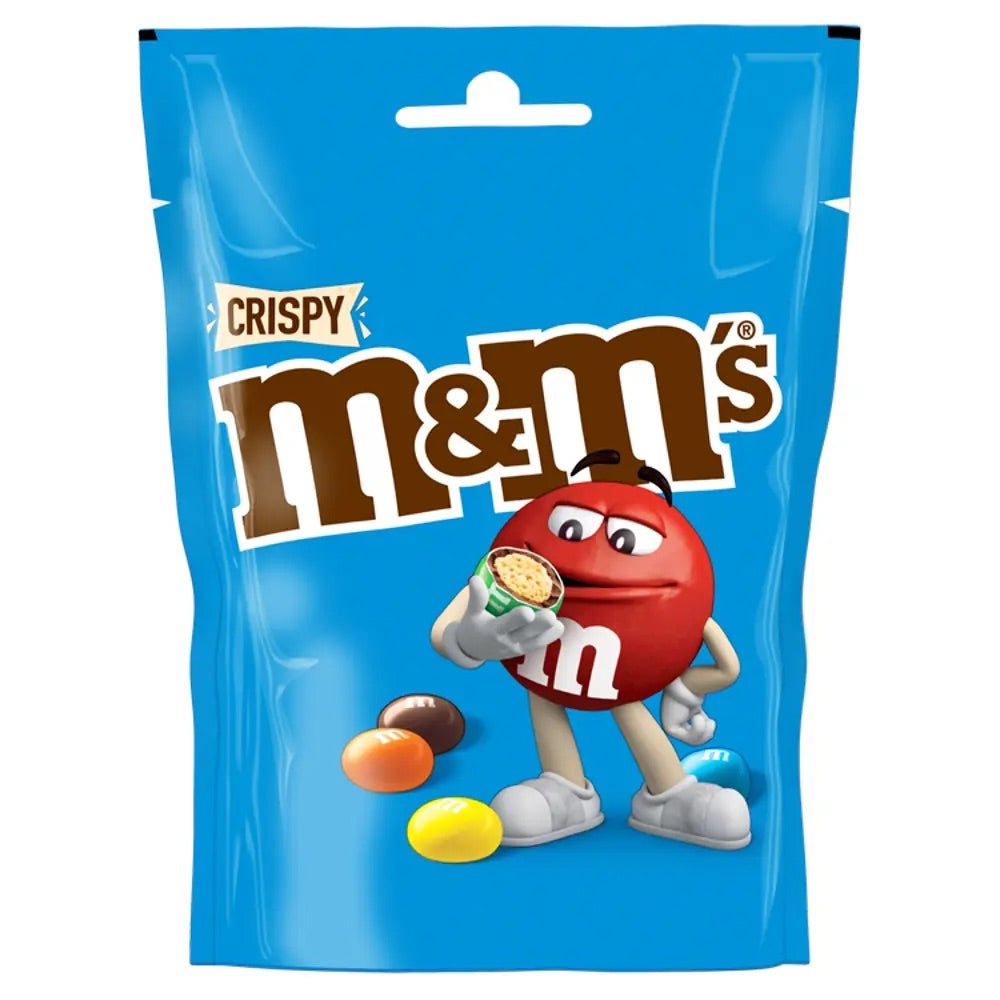 M&Ms Pouch Crispy 107g