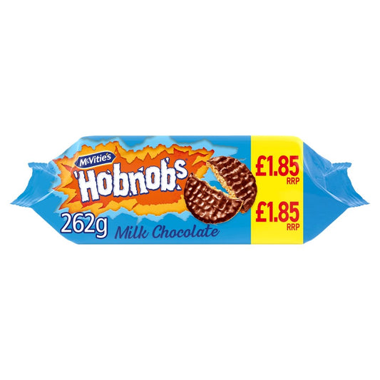 McVities Milk Chocolate Hobnobs PM1.85 262g