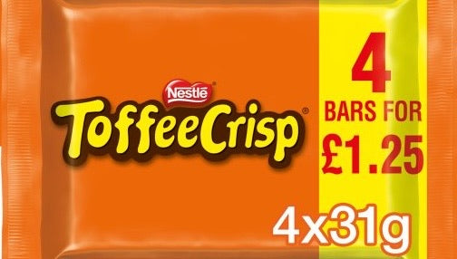 Toffee Crisp £1.25 4PK