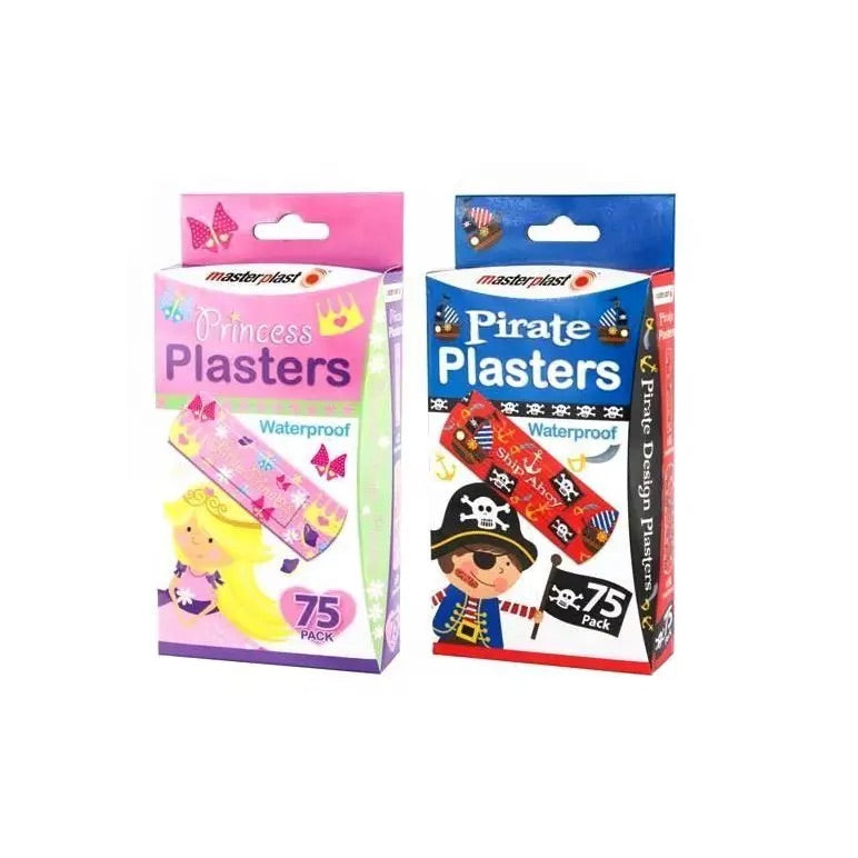 Pirate  + Princess Plaster 75PK