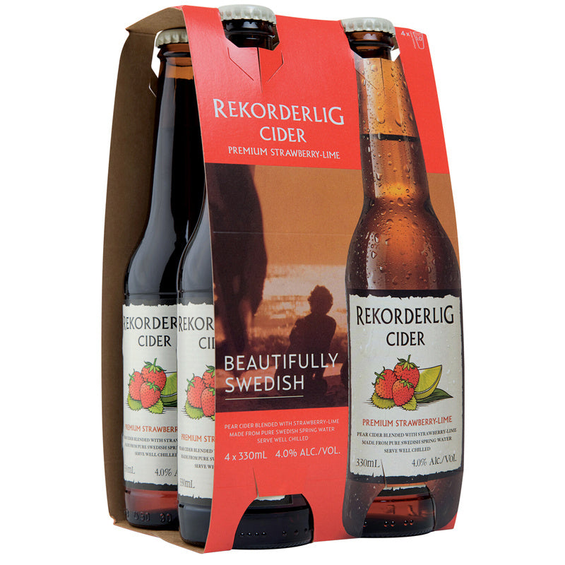 Rekorderlig Strawberry & Lime 4PK 330ml