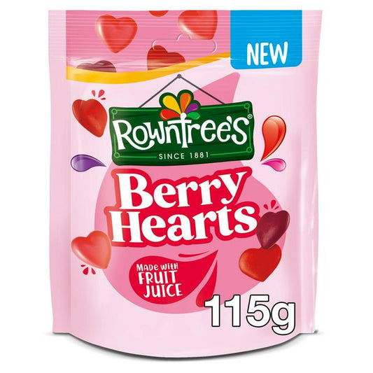 Rowntree Berry Hearts Pouch 115g