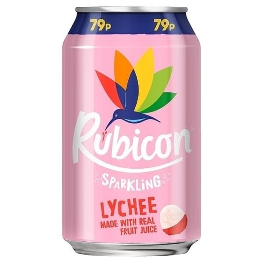 Rubicon Sparkling Lychee PM79p 330ml