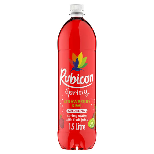 Rubicon Spring Sparkling Strawberry & Kiwi Water 1.5L