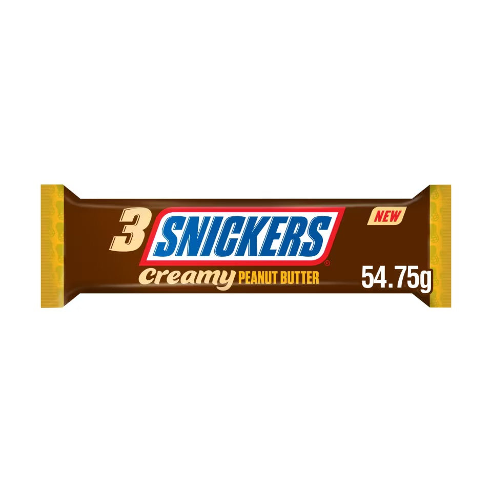 Snickers Creamy Peanut Butter Trio 54.75g