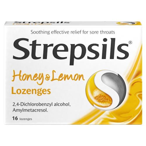 Strepsils Honey & Lemon 16 Lozenges