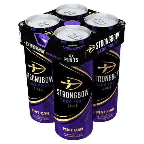 Strongbow Dark Fruit Can PMP 5.99 4PK 440ml