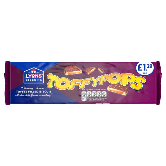 Lyons' Biscuits Toffypops PM1.29 120g