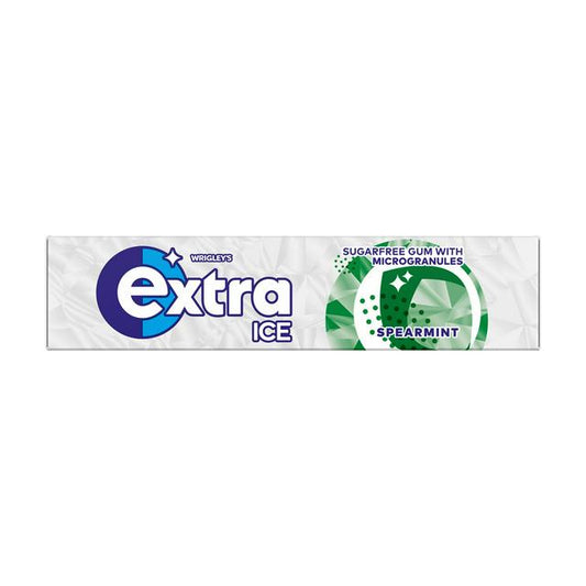 Wrigley Extra Ice Sugar Free Spearmint Gum 10S