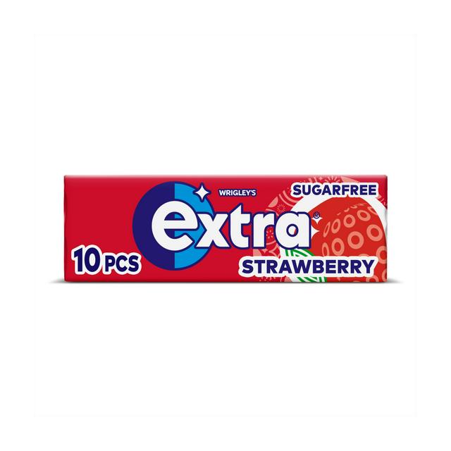 Wrigley Extra Sugar Free Strawberry Gum 10S